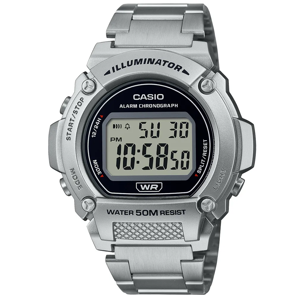 卡西歐 CASIO / W-218HD-1A / 數位顯示系列 (附錶盒) [ 官方直營 ] 歷史價格詳細信息