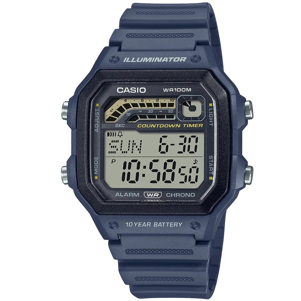 【CASIO 卡西歐】方形數位電子錶(W-218H) 歷史價格詳細信息