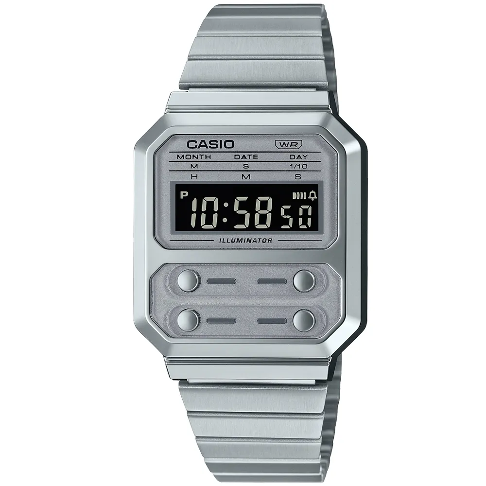 【CASIO】卡西歐復古銀電子錶 A168WA-1W A168WA 生活防水 宏崑時計 台灣卡西歐保固卡 歷史價格詳細信息