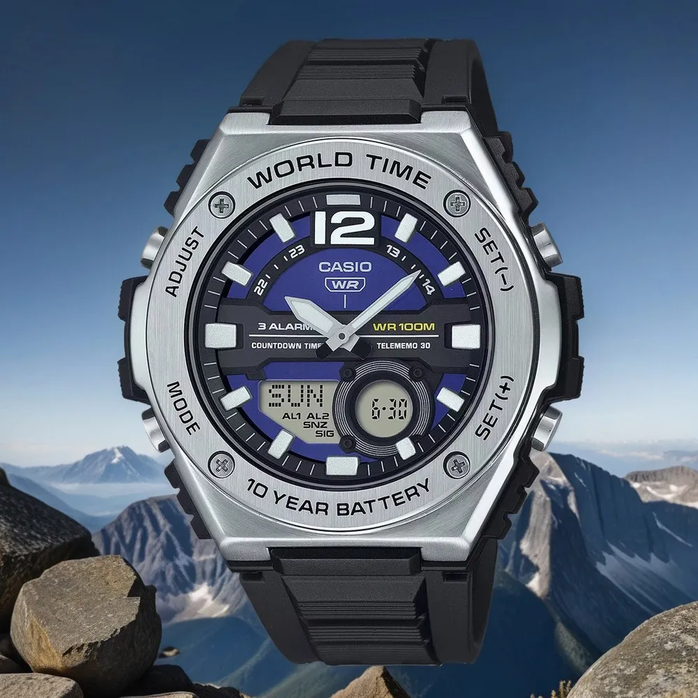 CASIO 卡西歐 10年電力 運動風大三針手錶-黑 MW-610H-1A 歷史價格詳細信息