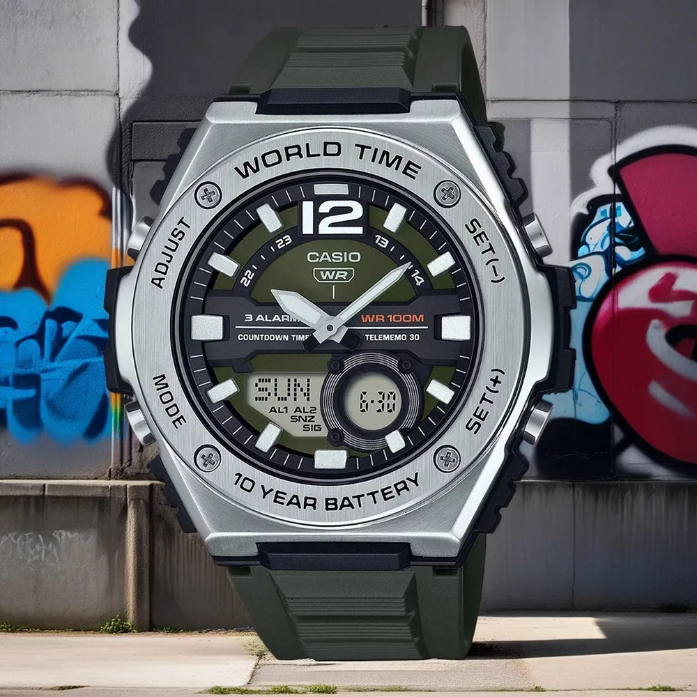 CASIO 卡西歐 10年電力 運動風大三針手錶-黑 MW-610H-1A 歷史價格詳細信息