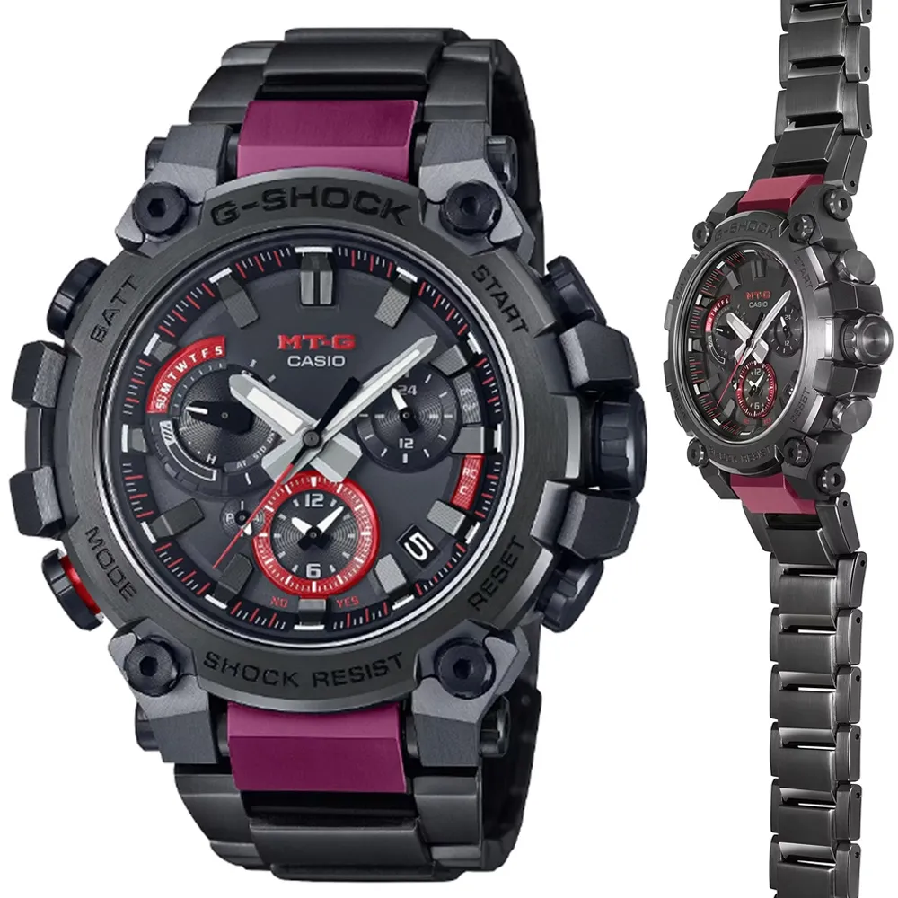 【G-SHOCK】MTG-B3000D-1A 太陽能電波飛行錶系列/藍寶石水晶防刮鏡面/50mm/公司貨【第一鐘錶】 歷史價格詳細信息