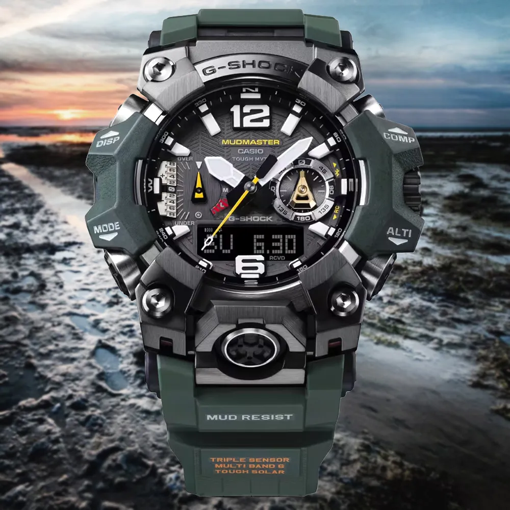 【CASIO卡西歐】GWG-B1000-3A旗艦錶款極端環境軍事綠潮流腕錶 52.1mm 歷史價格詳細信息