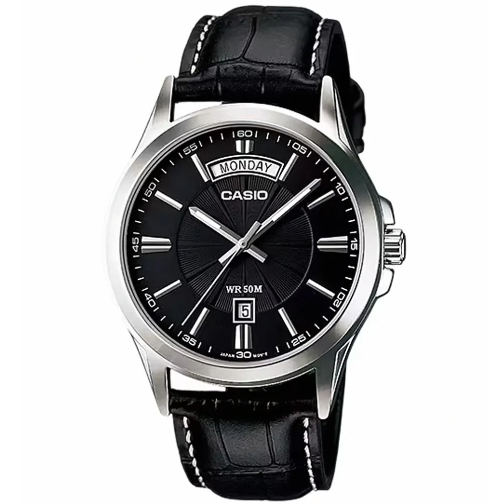 【CASIO 卡西歐】簡約沉穩皮革腕錶/咖x玫瑰金框(MTP-1384L-7A) 歷史價格詳細信息