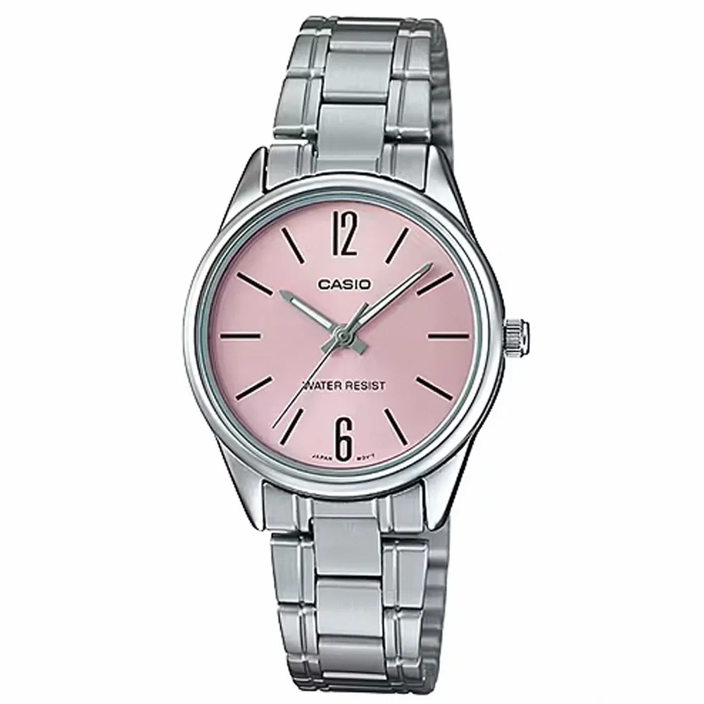 CASIO 卡西歐 LTP-V006D 簡約氣質 淑女 羅馬數字 小錶面 星期日期 不鏽鋼 手錶 25mm 歷史價格詳細信息