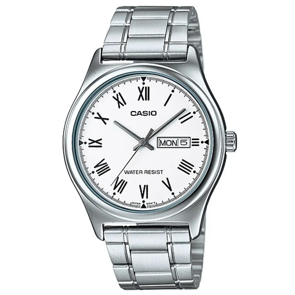 【CASIO 卡西歐】羅馬簡約柔和不鏽鋼腕錶/銀(LTP-V007D-7B) 歷史價格詳細信息