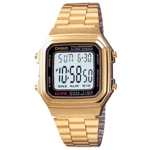 【CASIO】復古銀方形經典電子錶(A-178WA-1A)正版宏崑公司貨 歷史價格詳細信息
