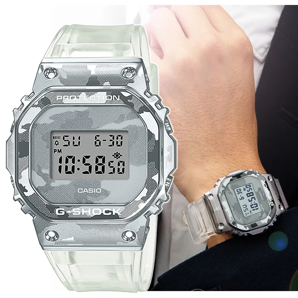 【CASIO】G-SHOCK 冰霜雪花八角錶殼耐衝擊運動雙顯腕錶/白x黑面 GAE-2100GC-7A 歷史價格詳細信息