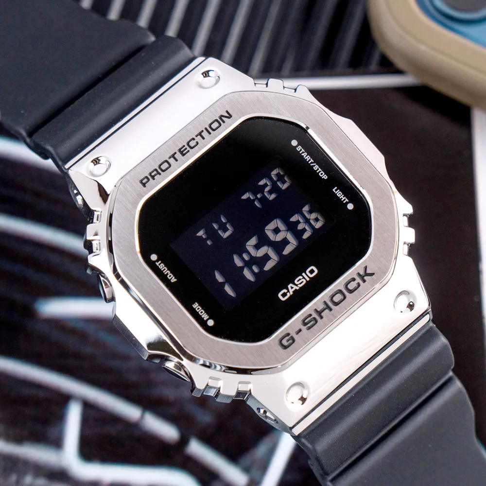 CASIO G-SHOCK 金屬X帆布農家橡樹計時錶/墨綠/GM-2100CB-3A 歷史價格詳細信息