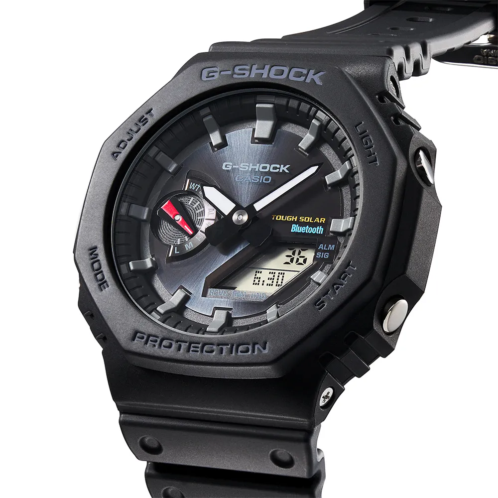 CASIO 卡西歐 G-SHOCK 極簡奢華 金屬色雙顯電子錶-黑X金 GM-S2100GB-1A 歷史價格詳細信息