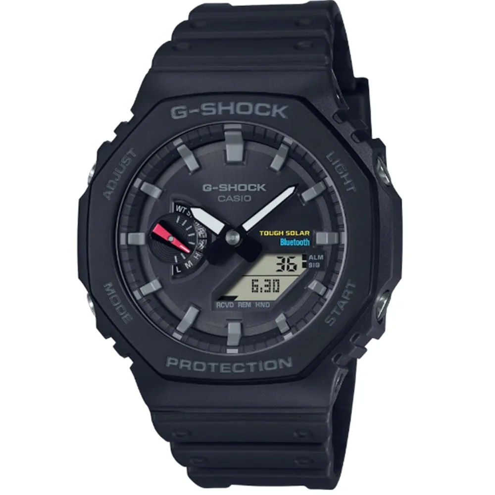 【CASIO 卡西歐】G-SHOCK 藍牙 太陽能電力 復古綠 八角形錶殼 GA-B2100-3A_45.4mm 歷史價格詳細信息