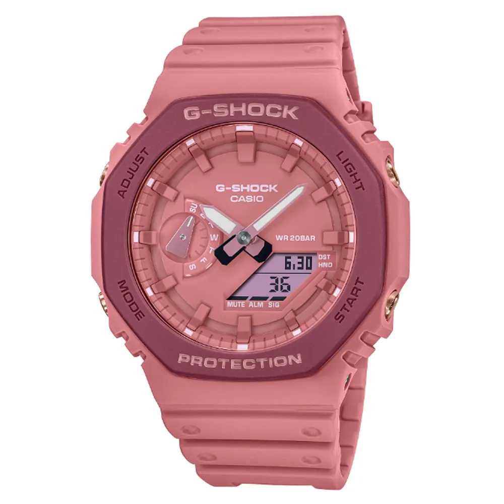 【CASIO 卡西歐】G-SHOCK 甜美時尚 桃花源系列 耐衝擊構造 迷人粉_DW-5610SL-4A4_43.8mm 歷史價格詳細信息