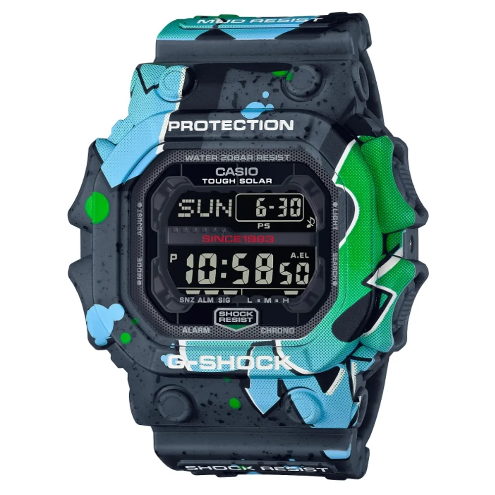 CASIO卡西歐G-SHOCK GX-56加入軍事風格經典款霧面黑太陽能電力 GX-56BB-1 GN-1000RG-1 歷史價格詳細信息