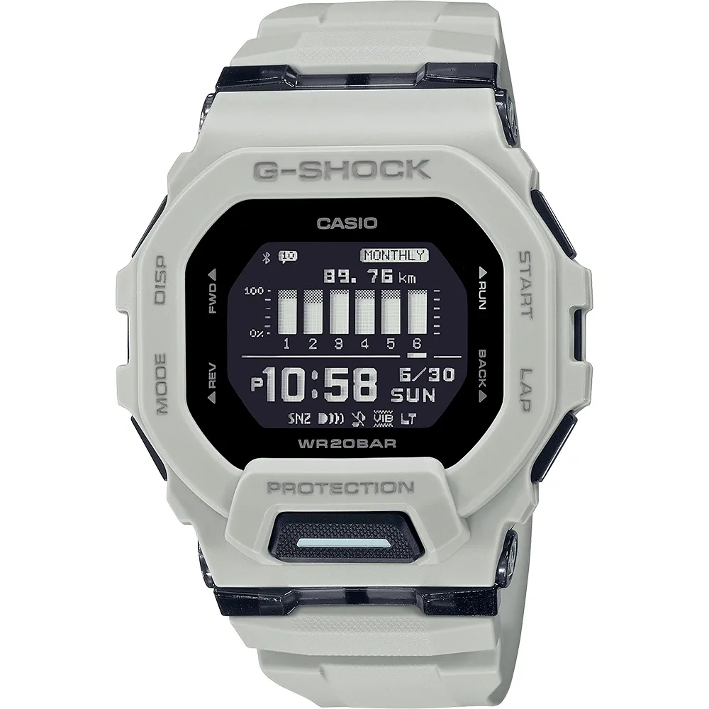CASIO卡西歐 G-SHOCK 經典方框 奢華黑金電子腕錶 GM-5600G-9 歷史價格詳細信息