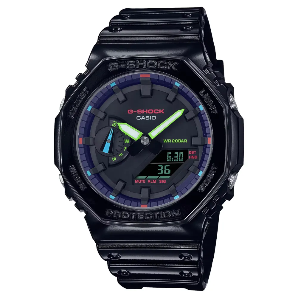G-SHOCK / GA-2100RGB-1A / 卡西歐 CASIO [ 官方直營 ] 探索虛擬彩虹系列 歷史價格詳細信息