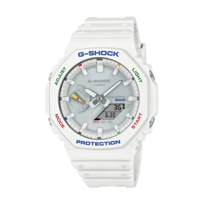 【CASIO G-SHOCK】繽紛色彩派對風格八角雙顯時尚腕錶-經典黑/GA-B2100FC-1A 歷史價格詳細信息