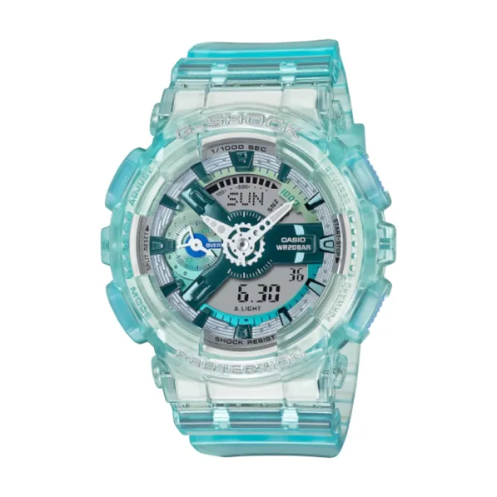 【G-SHOCK】CASIO 透明迷彩雙顯手錶 GA-100SKC-1A 現代鐘錶 歷史價格詳細信息