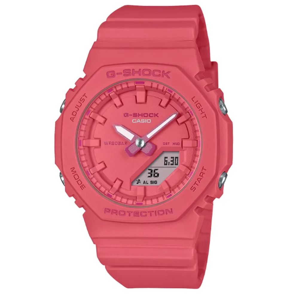 【CASIO 卡西歐】G-SHOCK Tone-on-Tone 百搭純白 同色時尚 八角形錶殼 GMA-P2100-7A_40.2mm 歷史價格詳細信息