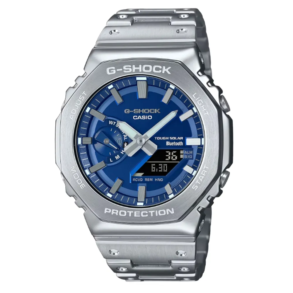 【CASIO 卡西歐】G-SHOCK 藍牙 太陽能電力 復古綠 八角形錶殼 GA-B2100-3A_45.4mm 歷史價格詳細信息
