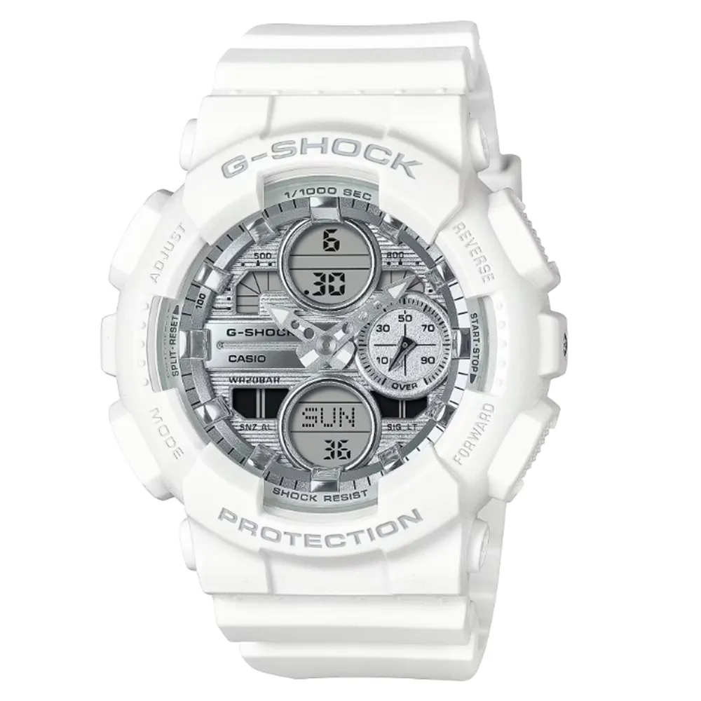 【CASIO 卡西歐】G-SHOCK 耀眼機械風耐衝擊雙顯腕錶/黑x香檳金(GA-140GB-1A1) 歷史價格詳細信息