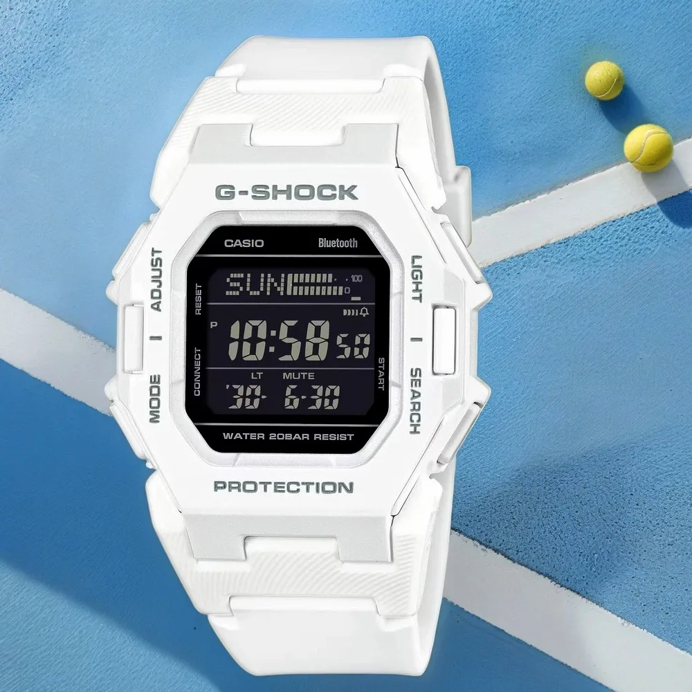 CASIO 卡西歐 G-SHOCK 纖薄運動系藍芽計時手錶-海軍藍 GBD-200-2 歷史價格詳細信息