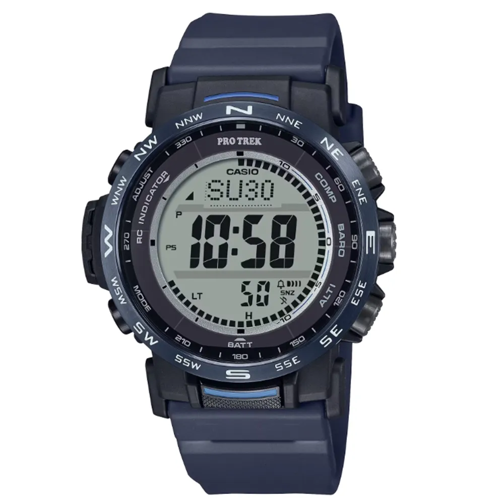 CASIO PRO TREK 搭載3大感應器藍色主題專家戶外運動登山錶-PRG-650YL-2 歷史價格詳細信息