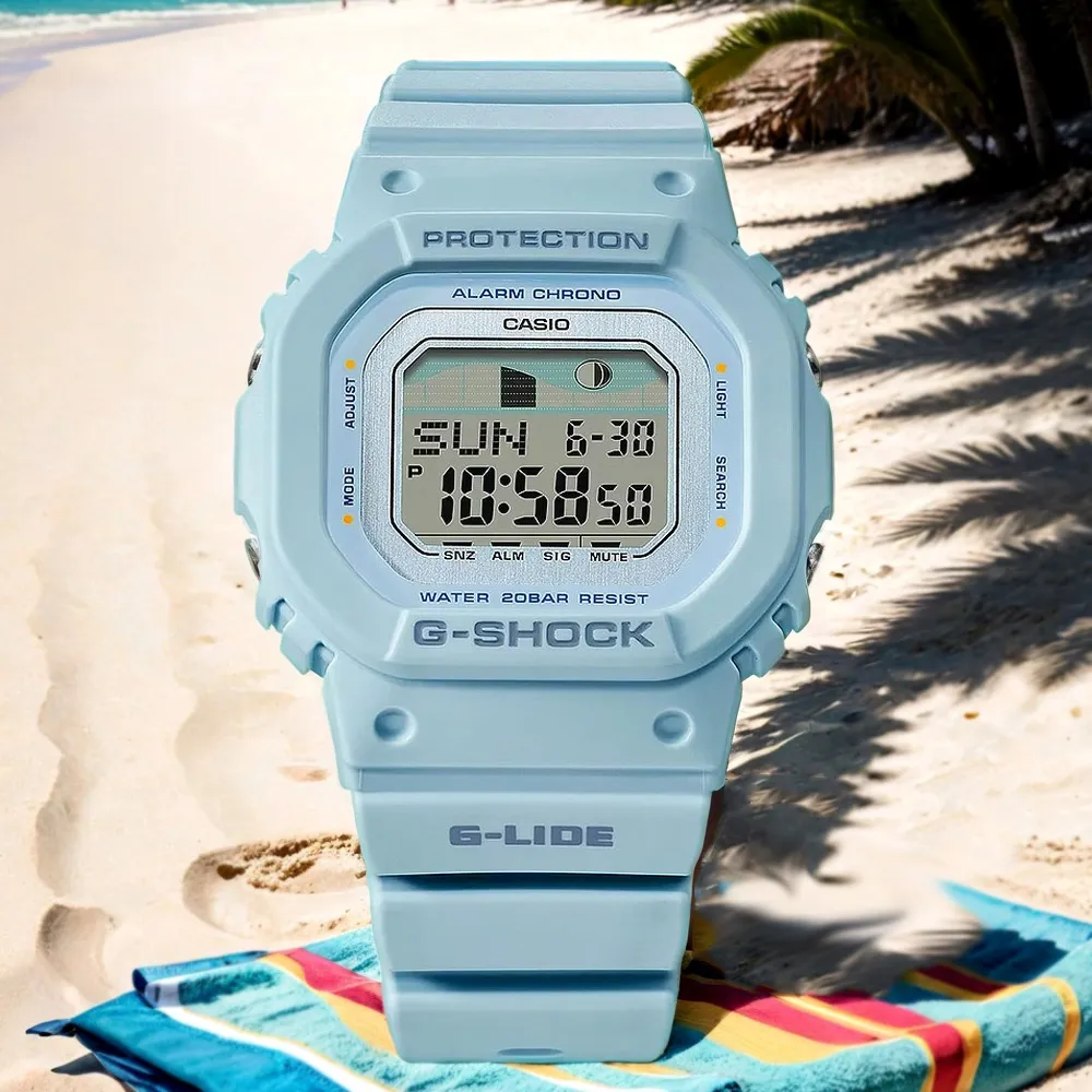 【CASIO 卡西歐】G-SHOCK 方形夢幻虛擬藍牙數位腕錶/紫黑(DW-B5600AH-6) 歷史價格詳細信息