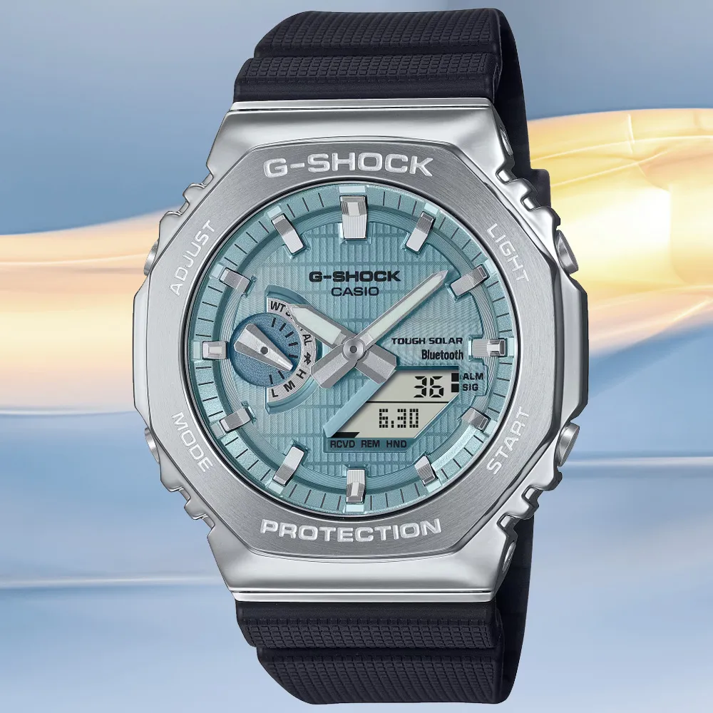 CASIO 卡西歐 G-SHOCK 藍牙連線 時尚錶圈雙顯腕錶46mm /GA-B001G-2A 歷史價格詳細信息