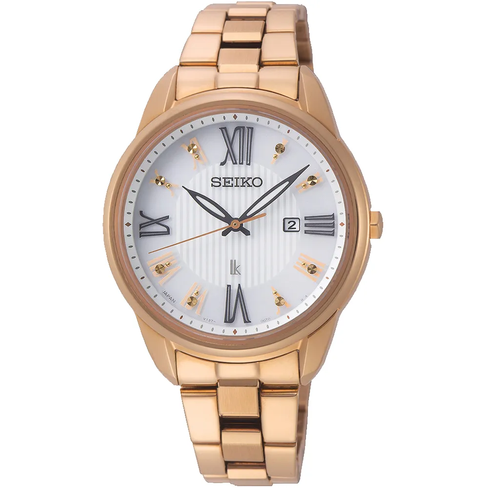 SEIKO LUKIA 美好時光機械女錶-珍珠貝x玫塊金/34mm 4R38-01E0K(SSA836J1) 歷史價格詳細信息