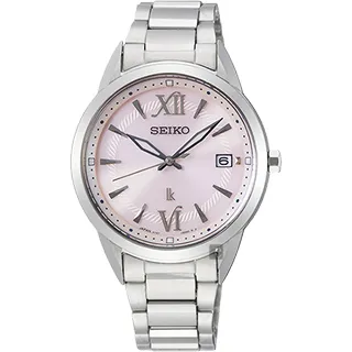 SEIKO 精工 / V147-0CL0K.SUT392J1 / 限量款 LUKIA 太陽能 珍珠母貝 不鏽鋼手錶 銀白x鍍玫瑰金 34mm 歷史價格詳細信息