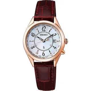 【SEIKO 精工】LUKIA太陽能電波鈦金屬女錶/銀X炭墨27.4mm(1B32-0AV0D/SSQW059J) 歷史價格詳細信息