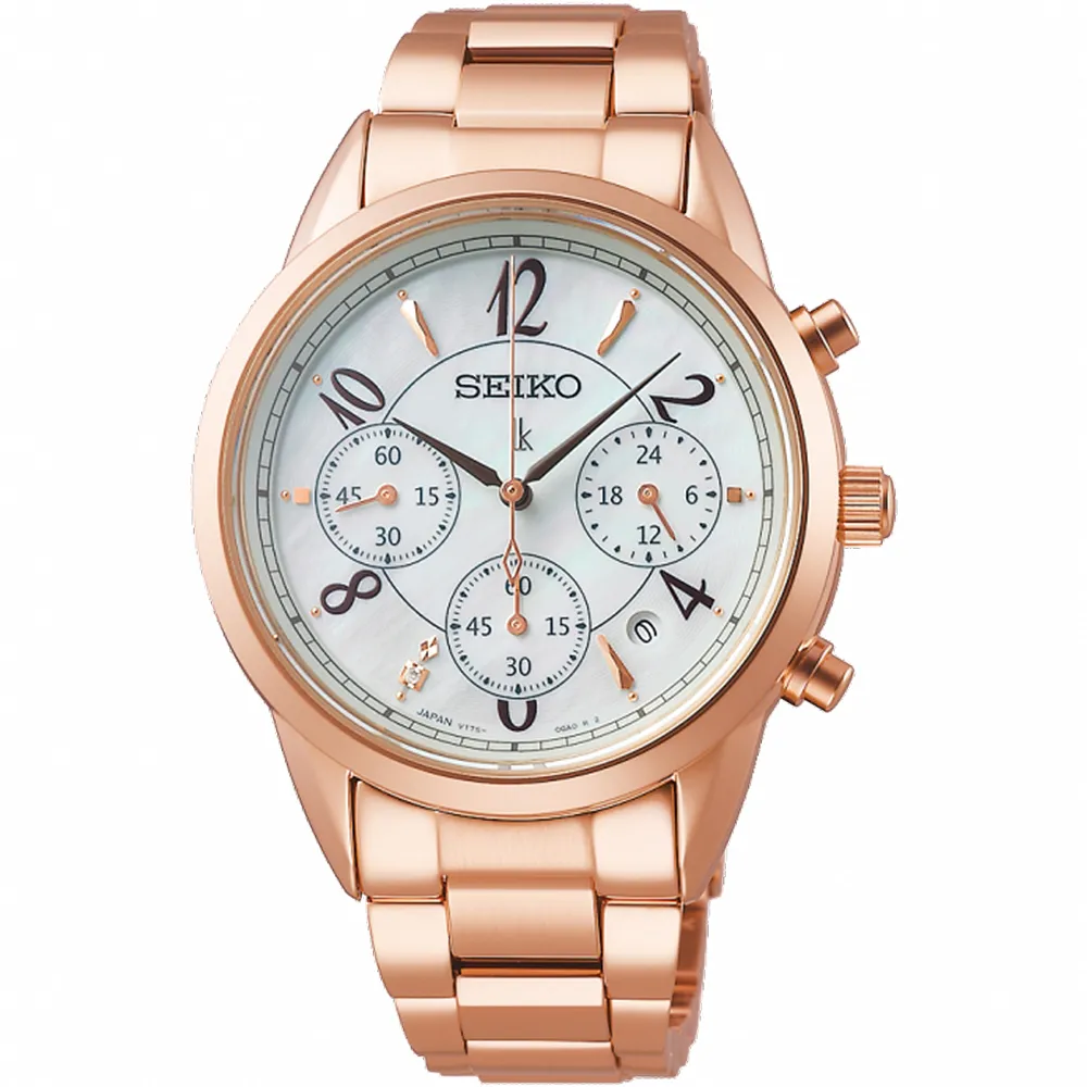 SEIKO 精工 LUKIA 太陽能真鑽女錶-33m V147-0CR0KS SUT396J1 歷史價格詳細信息