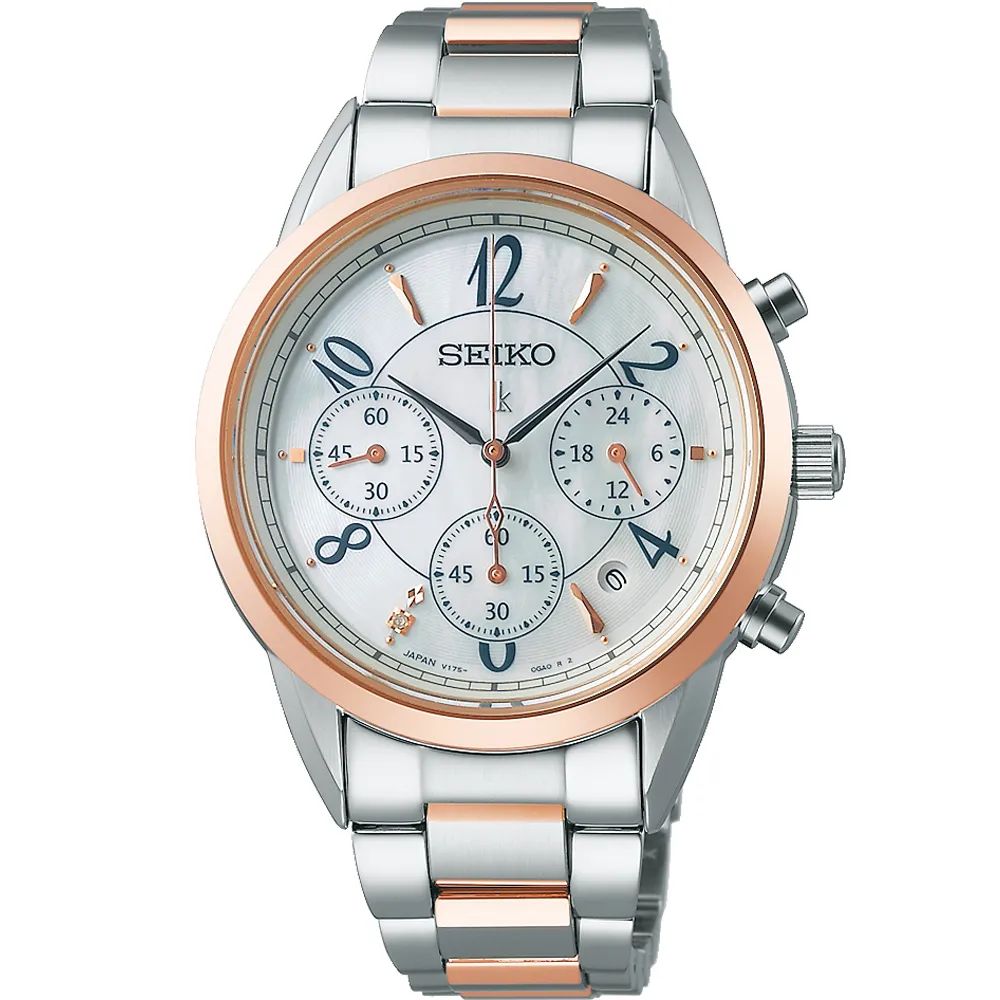 SEIKO 精工 LUKIA V175-0EW0KS 太陽能計時腕錶 (SSC828J1) 廠商直送 現貨 歷史價格詳細信息