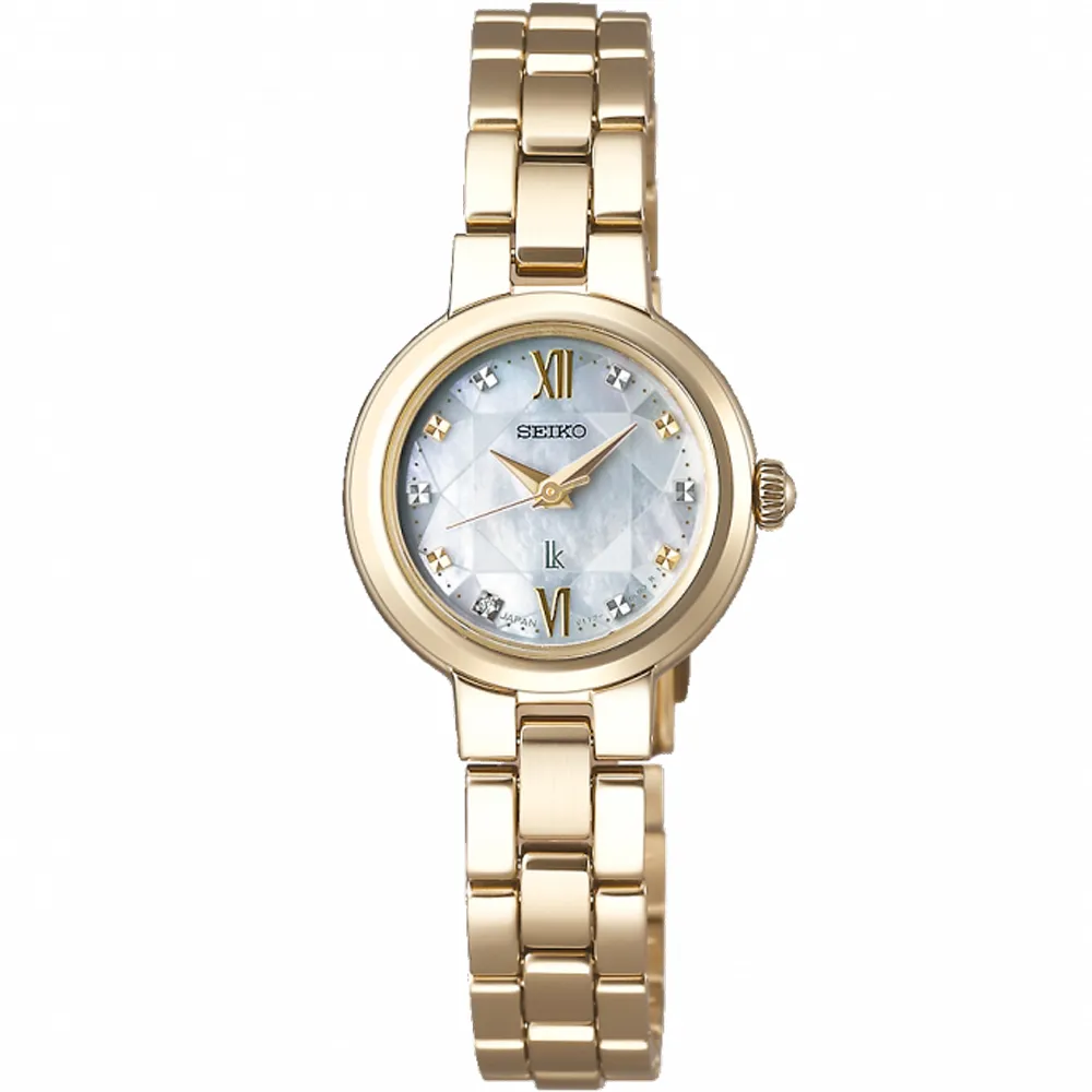 SEIKO 精工 LUKIA 菱格紋切割水晶鏡面太陽能腕錶(V117-0EF0KS)SSVR134J/22.8mm 歷史價格詳細信息