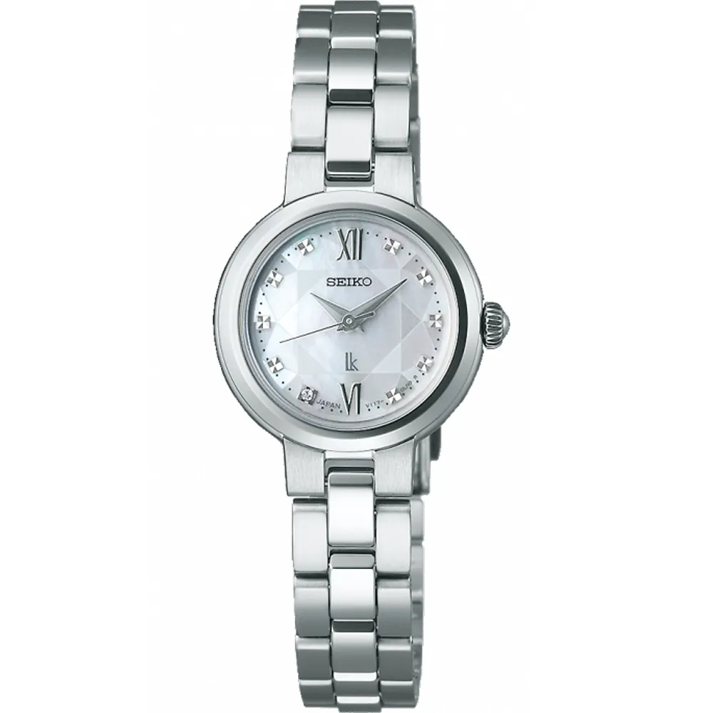 SEIKO 精工 LUKIA 菱格紋切割水晶鏡面太陽能腕錶(V117-0EF0KS)SSVR134J/22.8mm 歷史價格詳細信息