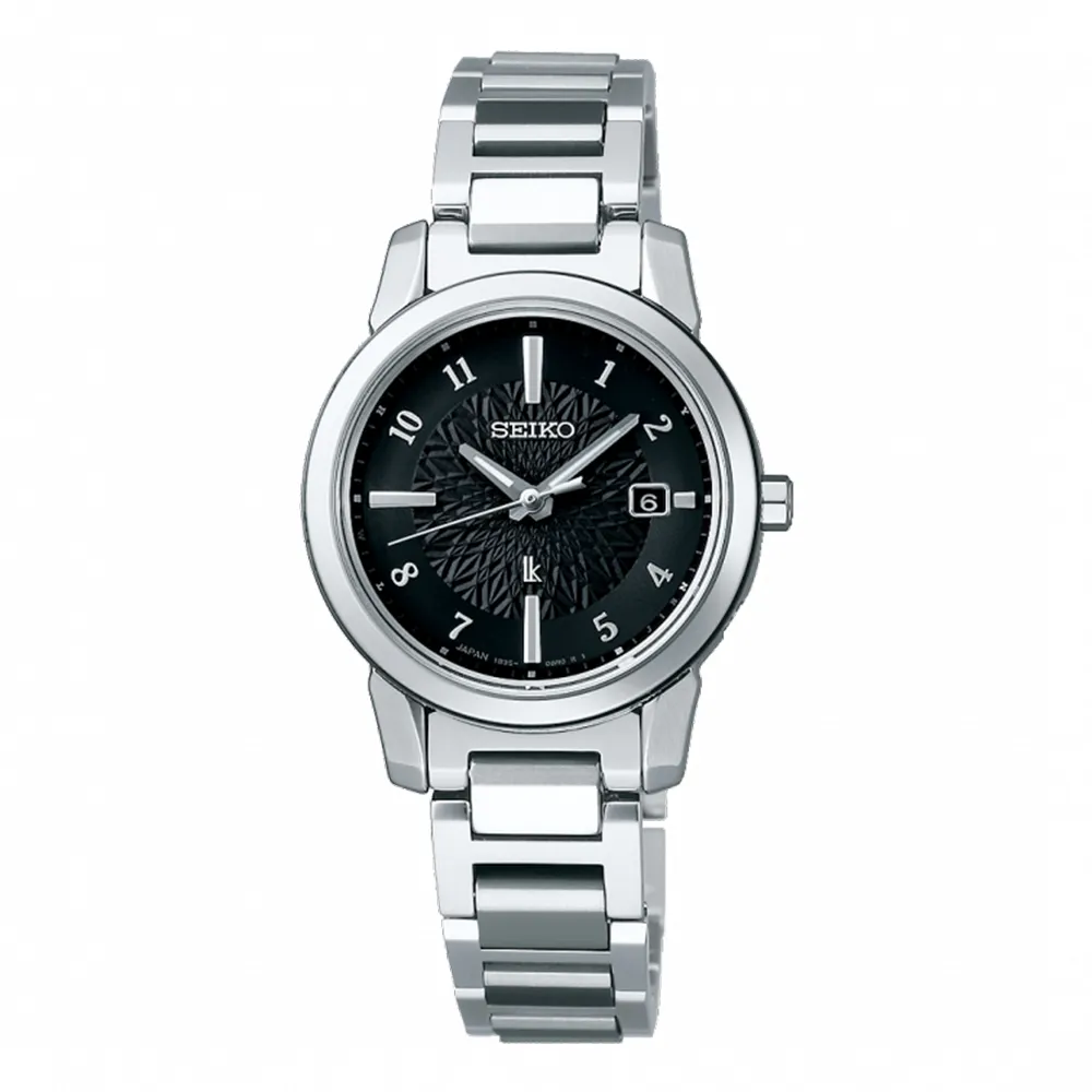 【SEIKO】精工 LUKIA 廣告款 SSQV081J 鈦金屬 萬年曆 太陽能電波女錶 1B35-0AN0D 銀/黑 28mm 歷史價格詳細信息