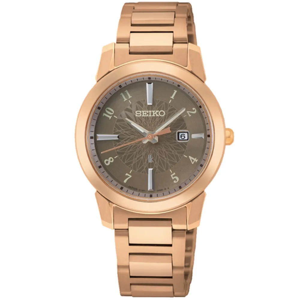 SEIKO 精工 Lukia系列 太陽能 綻放時尚腕錶 31mm (V137-0DK0P/SUT418J1) 歷史價格詳細信息