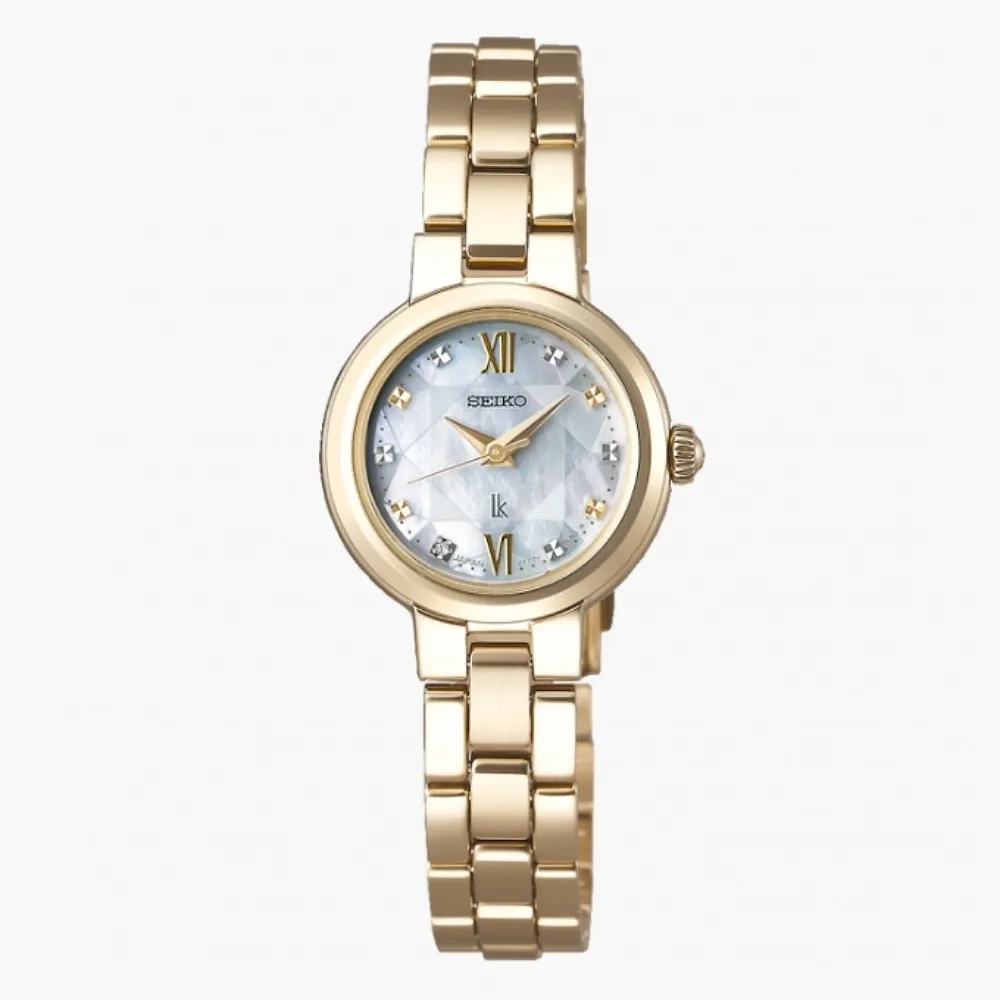 SEIKO 精工 Lukia系列 太陽能 白蝶貝 水晶玻璃腕錶 22.8mm (V117-0EG0G/SSVR136J) 歷史價格詳細信息