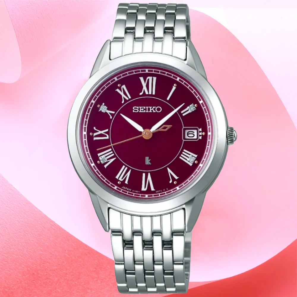 SEIKO 精工 Lukia系列 太陽能真鑽腕錶 (SUT393J1/V147-0CR0R) 歷史價格詳細信息