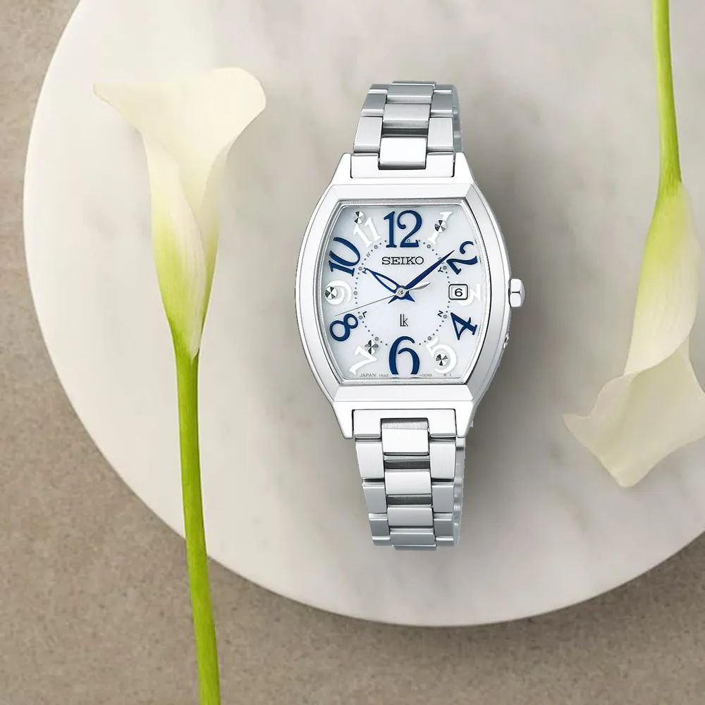SEIKO 精工 LUKIA 酒桶型太陽能電波女錶-1B32-0BD0S/SSVW213J 歷史價格詳細信息