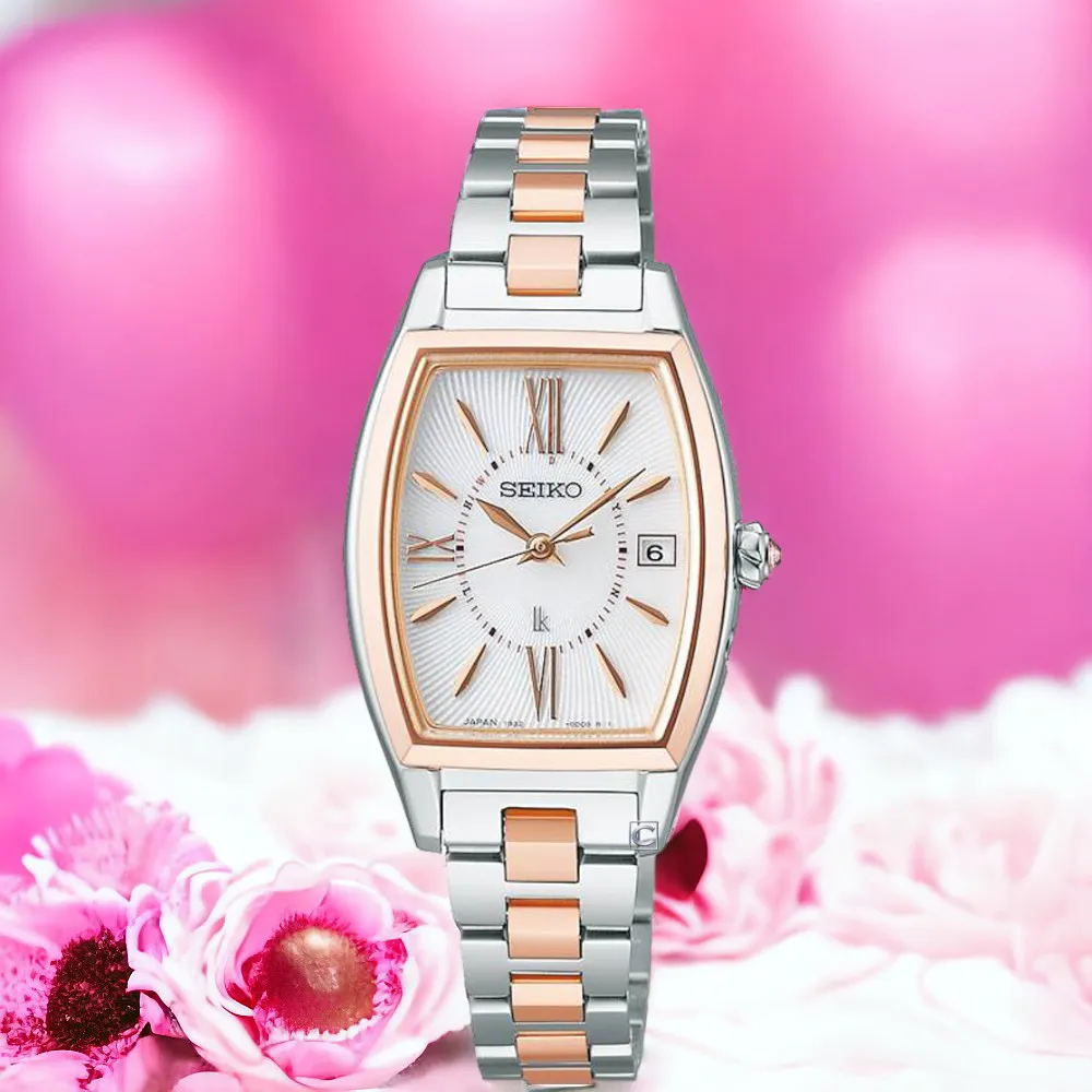 SEIKO 精工 Lukia 酒桶型 太陽能 手錶 電波錶 女錶 1B32-0BJ0S.SSVW229J_SK043 歷史價格詳細信息