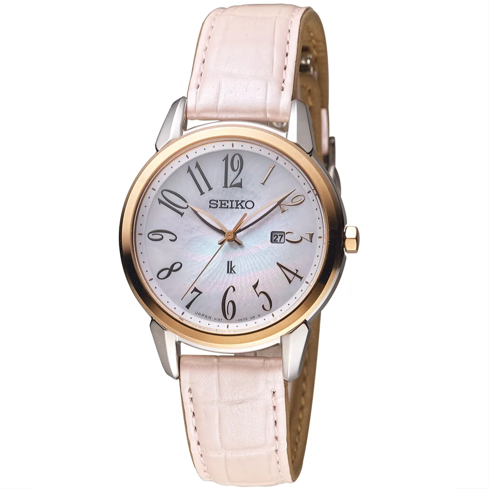 SEIKO 精工 LUKIA 快樂好時光時尚腕錶 V137-0CG0G  SUT302J1 玫瑰金色(32mm) 歷史價格詳細信息