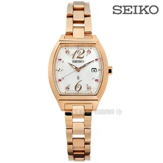 SEIKO 精工 / V137-0CT0G.SUT346J1 / Premier藍寶石水晶太陽能日期不鏽鋼手錶 銀色 31mm 歷史價格詳細信息