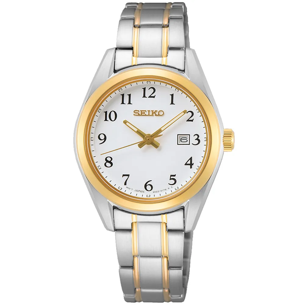 【SEIKO】精工 SUP466P1 方形女錶 太陽能 鋼錶帶女錶 金/銀 V115-0DE0GS 歷史價格詳細信息