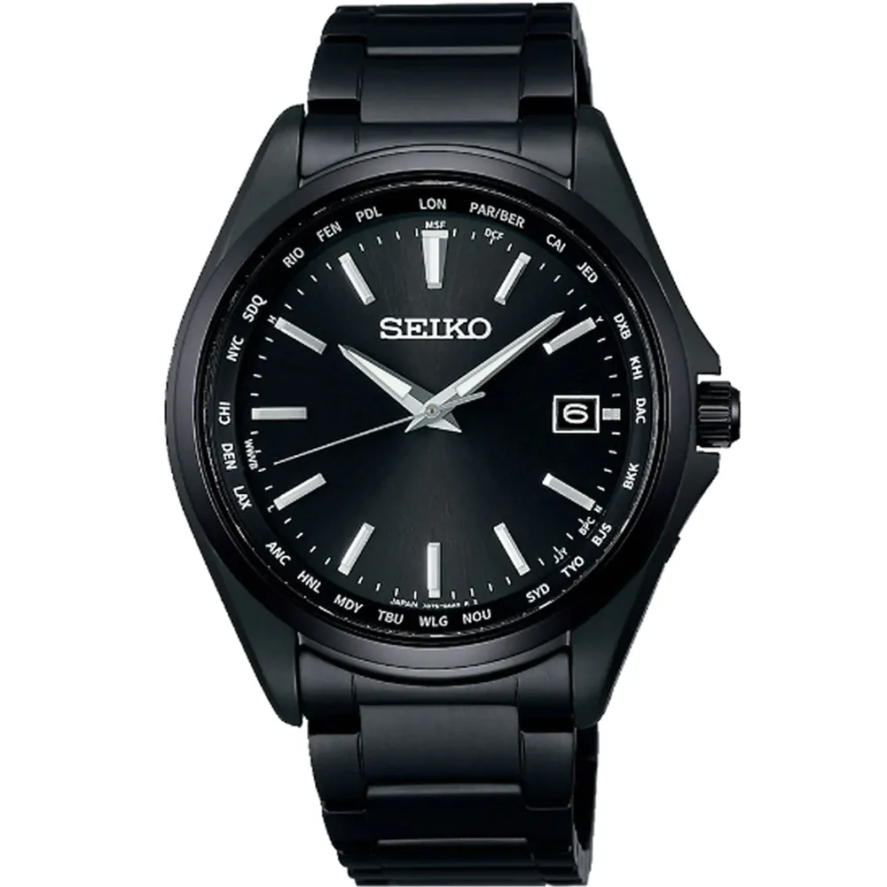 【SEIKO 精工】SPIRIT 太陽能世界時間計時錶-41mm(V195-0AE0K/SBPJ039J) 歷史價格詳細信息