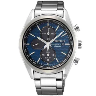 SEIKO 精工 喬治亞羅設計三眼計時太陽能腕錶-40.5mm_SK040 SSC803P1/V176-0BH0D 歷史價格詳細信息