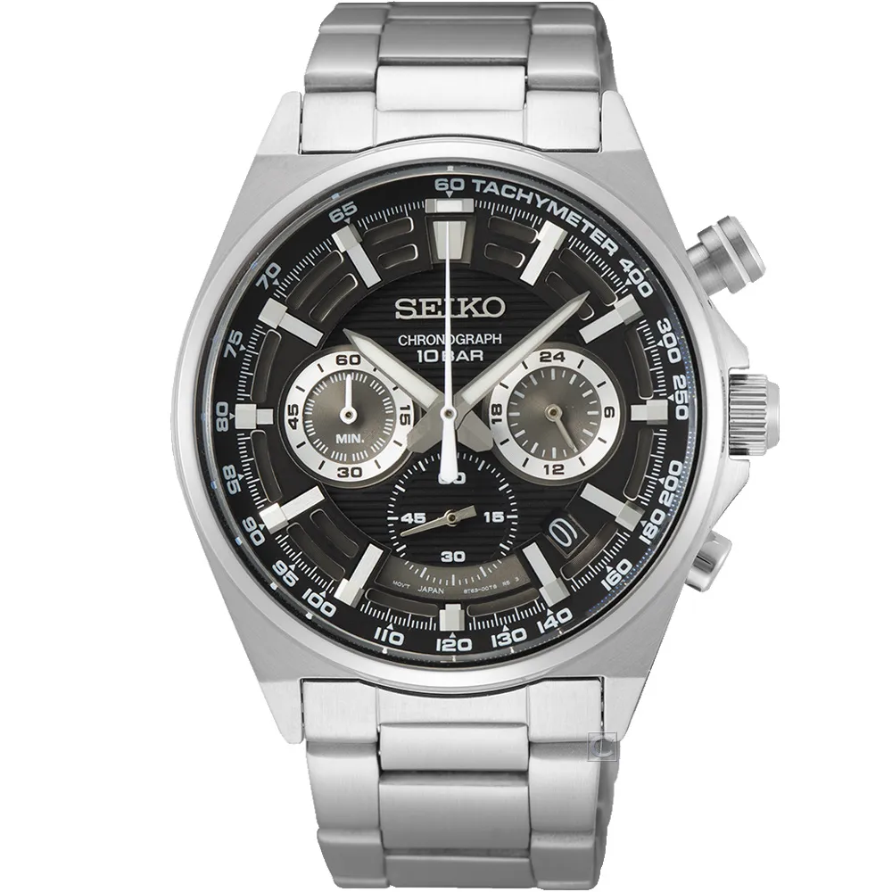 SEIKO 極速碳纖維紋 計時腕錶(8T67-00N0D)SSB391P1 歷史價格詳細信息