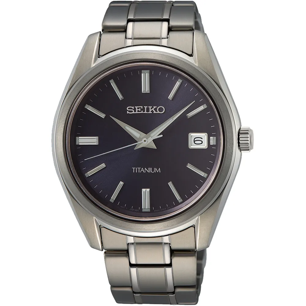 SEIKO 精工 CS系列 鈦金屬 簡約日系腕錶 40mm (6N52-00B0S/SUR369P1) 歷史價格詳細信息