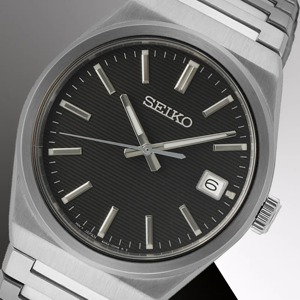 【SEIKO】精工 SUR557P1 藍寶石鏡面 日期 鋼錶帶男錶 6N52-00H0D 黑/銀 39mm 歷史價格詳細信息