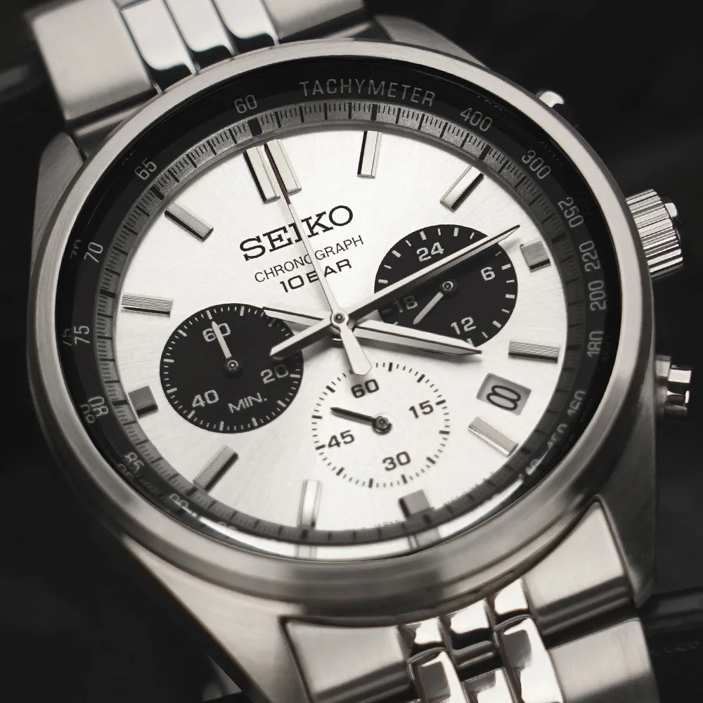 SEIKO 精工 SSB427P1 CS系列 熊貓錶計時手錶-41.5mm 8T63-00W0B 歷史價格詳細信息